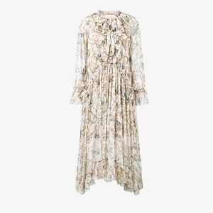 NWT Zimmermann Painted Heart Ruffle Dress